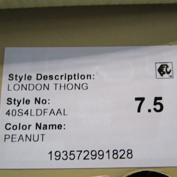 Michael Kors Leather London Thong Ladies size 7.5 NWT - Picture 15 of 16